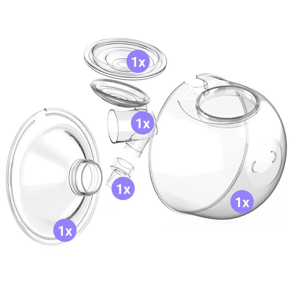 All-Breast-Pump-Accessories The Night Owl{Wearable breast pump} {breast pump} {hands free breast pump} {portable breast pump}