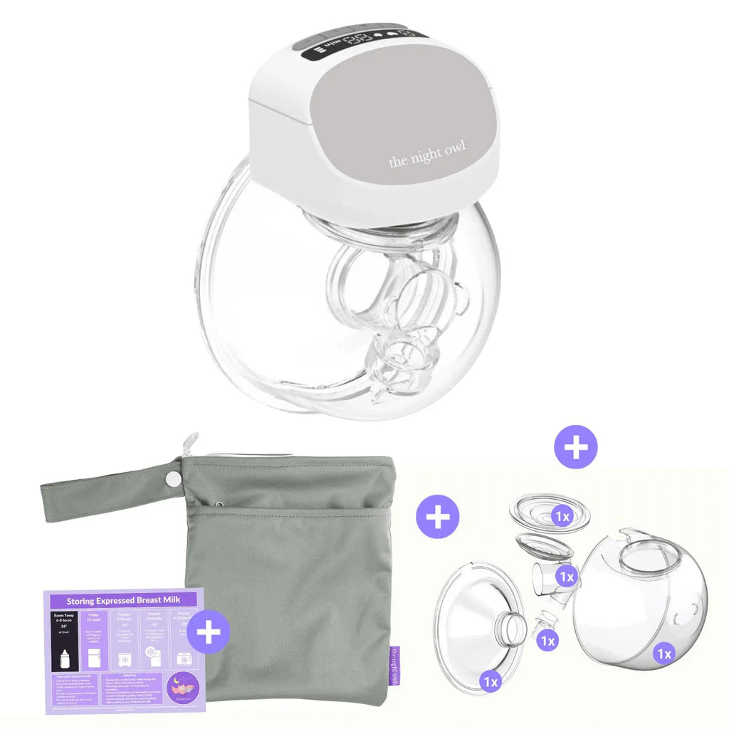 Single Breast Pump Bundles The Night Owl{Wearable breast pump} {breast pump} {hands free breast pump} {portable breast pump}