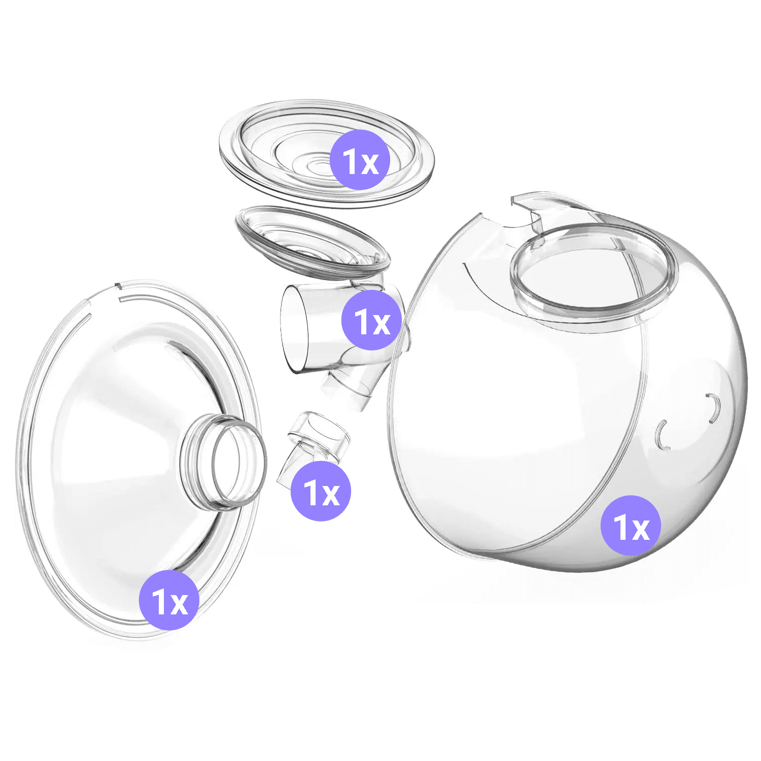 Original V2 Wearable Breast Pump - Starter Kit - 12 levels - White – The Night  Owl