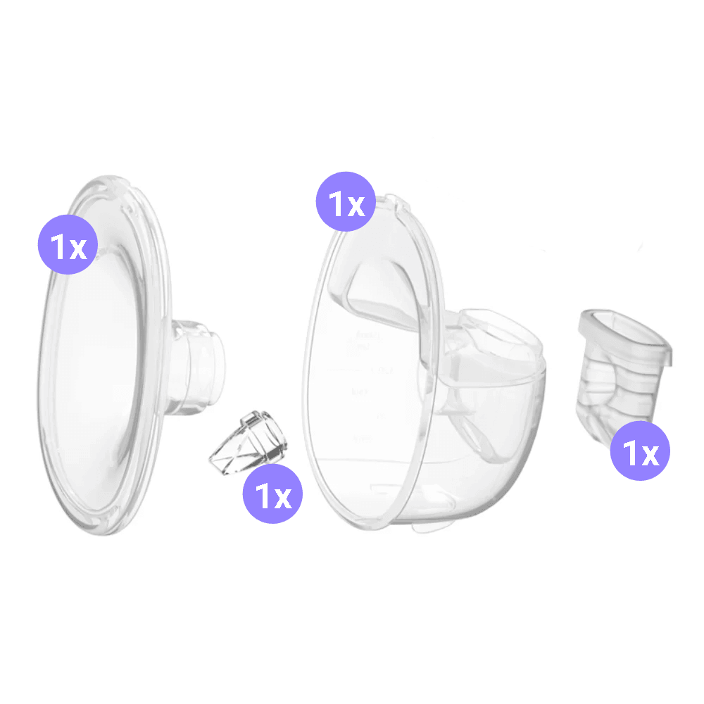 Preorder - Mumma Owl - Single Starter Kit - 15 levels The Night Owl Single Bundle Image of a Wearable Breast Pump: Innovative wearable hands free breast pump designed for hands-free, portable breast pump use by The Night Owl. This Wearable portable breast pump is perfect for busy mums